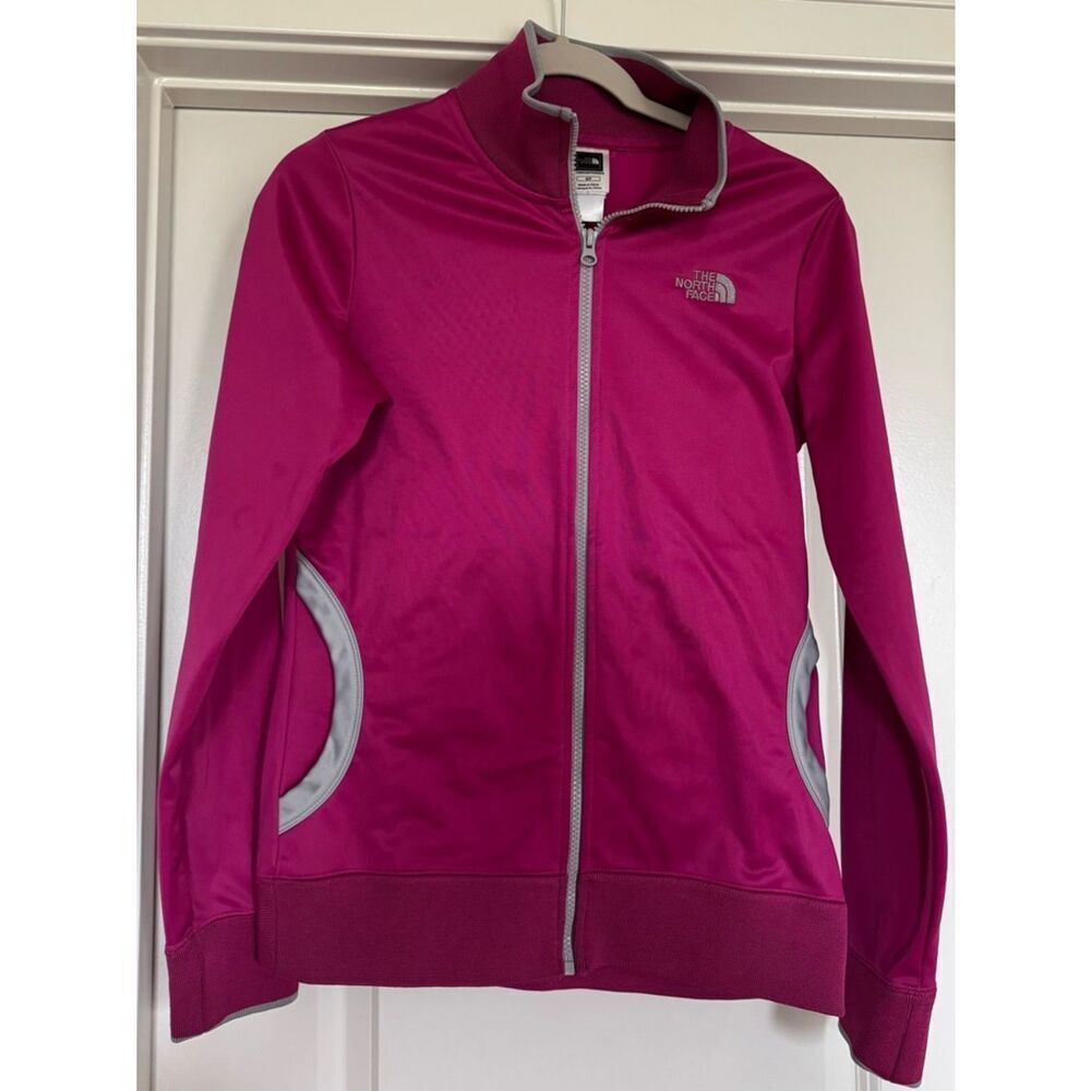 THE NORTH FACE Long Sleeve Full Zip Jacket Pink Women’s Size Small